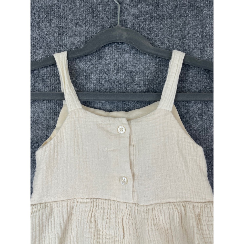 btween Sunflower Crochet Gauze Dress Toddler Girls 3T Cream Boho - Picture 5 of 10